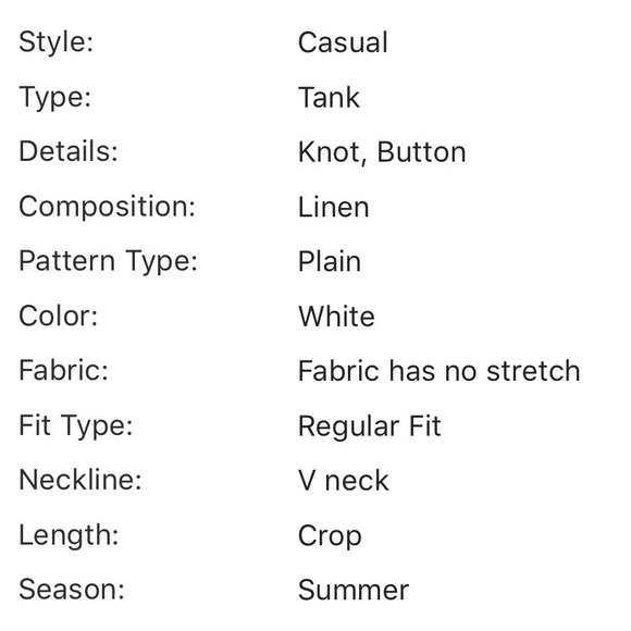 🆕High low linen white button back top 🥰 - Picture 6 of 7